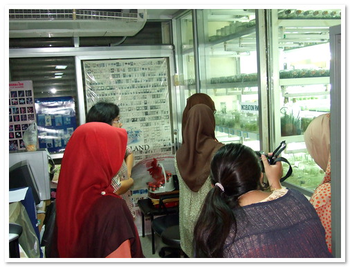 นักศึกษาจาก University Malaysia Terengganu ประเทศมาเลเซีย