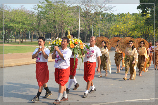 วันสงกรานต์ มหาวิทยาลัยเกษตรศาสตร์ วิทยาเขตกำแพงแสน ประจำปี 2558