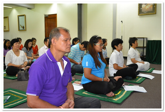 โครงการนำธรรมสู่เหย้า พัฒนาจิตสู่งาน ครั้งที่ 2