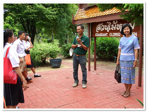 นักเรียนในโครงการ เปิดบ้านเกษตร กำแพงแสน สู่ดินแดนวิทยาศาสตร์เกษตรแห่งแผ่นดิน (Open House)
