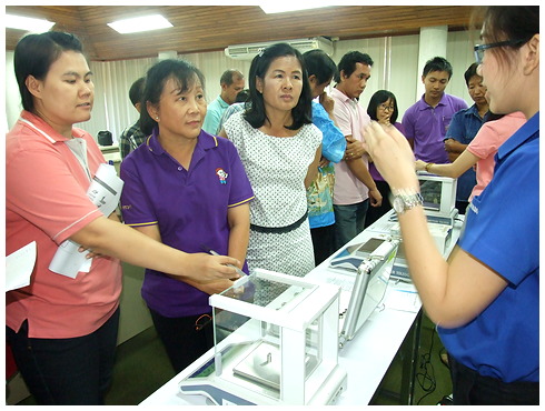 การใช้และดูแลรักษาเครื่องชั่งไฟฟ้า