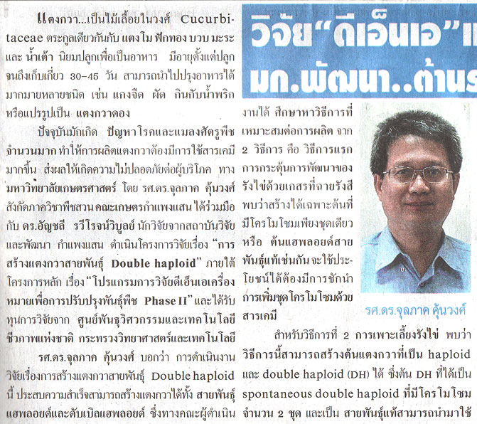 โรคราน้ำค้างแตงกวา