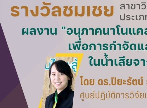 รางวัลชมเชย การประกวดนวัตกรรมมหาวิทยาลัยเกษตรศาสตร์ พ.ศ. 2566